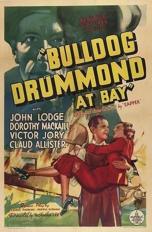 Bulldog Drummond at Bay (1937) - poster