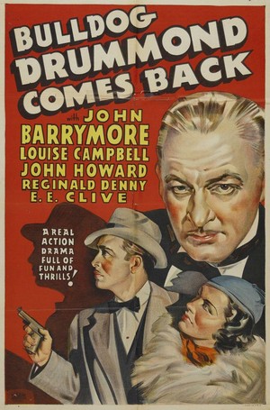 Bulldog Drummond Comes Back (1937) - poster