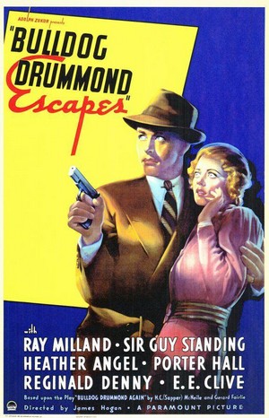 Bulldog Drummond Escapes (1937) - poster