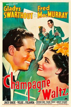Champagne Waltz (1937) - poster