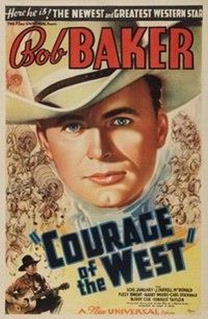 Courage of the West (1937) - poster