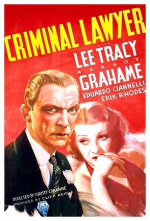 Criminal Lawyer (1937) - poster