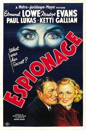 Espionage (1937) - poster