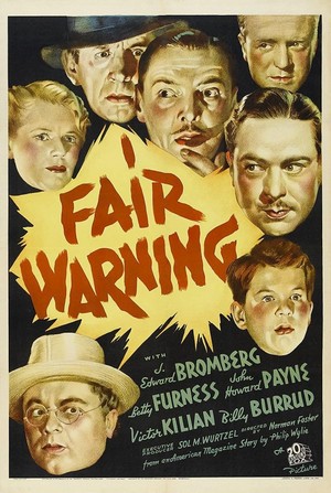 Fair Warning (1937) - poster