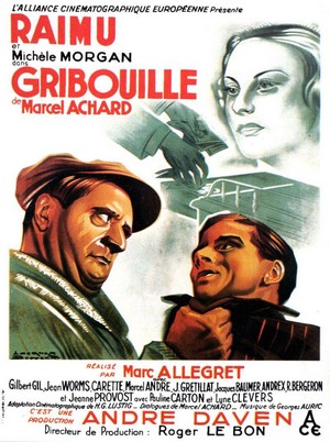Gribouille (1937) - poster