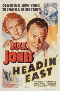 Headin' East (1937) - poster