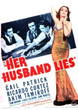 Her Husband Lies (1937) - poster