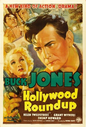 Hollywood Round-Up (1937) - poster