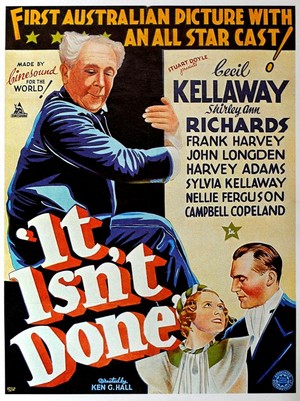 It Isn't Done (1937) - poster