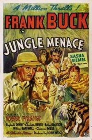 Jungle Menace (1937) - poster