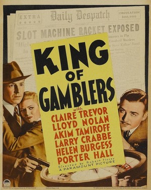 King of Gamblers (1937) - poster