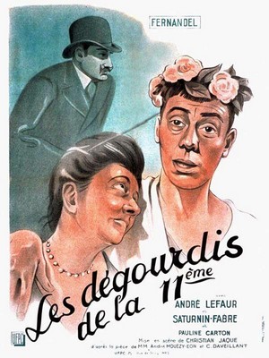 Les Dégourdis de la 11ème (1937) - poster