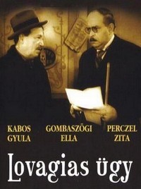 Lovagias Ügy (1937) - poster