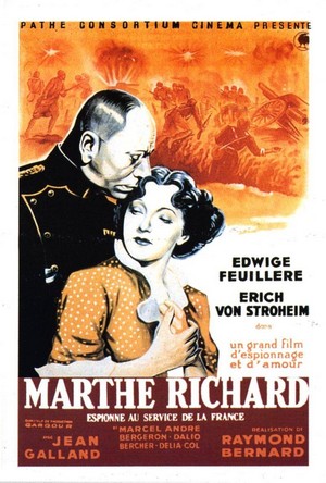 Marthe Richard au Service de la France (1937) - poster