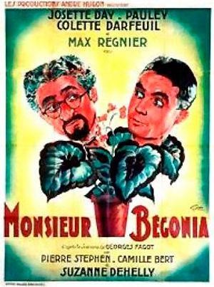 Monsieur Bégonia (1937) - poster