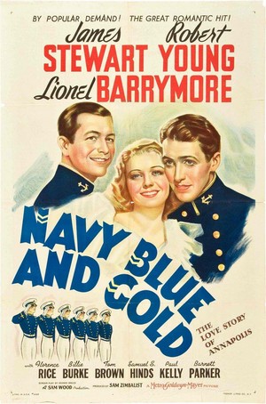 Navy Blue and Gold (1937) - poster