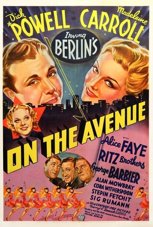 On the Avenue (1937) - poster