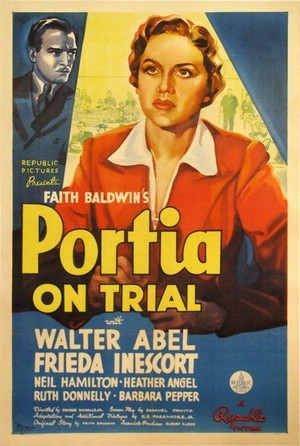 Portia on Trial (1937) - poster