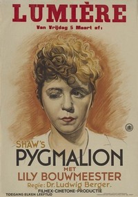 Pygmalion (1937) - poster