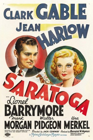 Saratoga (1937) - poster