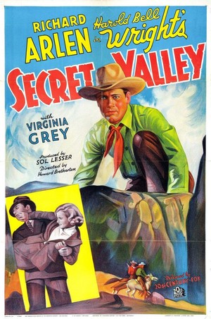 Secret Valley (1937) - poster