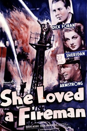 She Loved a Fireman (1937) - poster