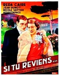 Si Tu Reviens (1937) - poster