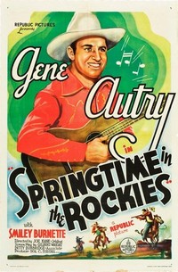 Springtime in the Rockies (1937) - poster