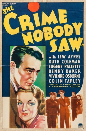The Crime Nobody Saw (1937) - poster