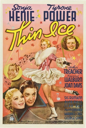 Thin Ice (1937) - poster
