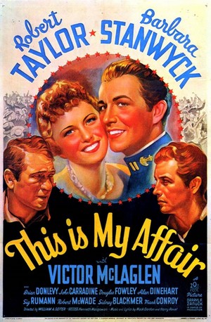 This Is My Affair (1937) - poster
