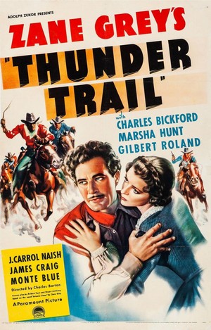 Thunder Trail (1937) - poster