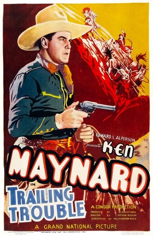 Trailing Trouble (1937) - poster