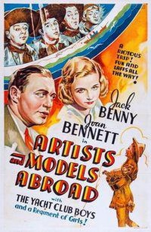 Artists and Models Abroad (1938) - poster