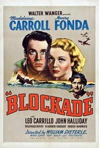 Blockade (1938) - poster