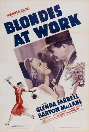Blondes at Work (1938) - poster