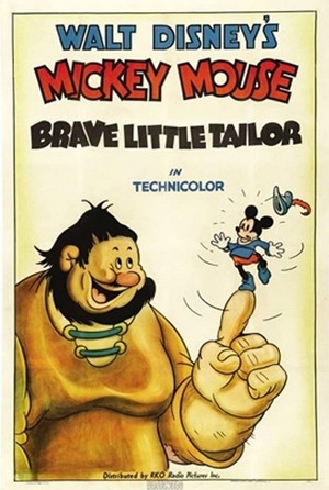 Brave Little Tailor (1938) - poster
