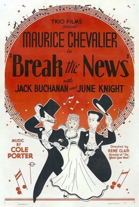 Break the News (1938) - poster