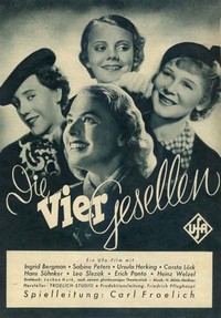 Die Vier Gesellen (1938) - poster