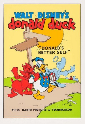 Donald's Better Self (1938) - poster
