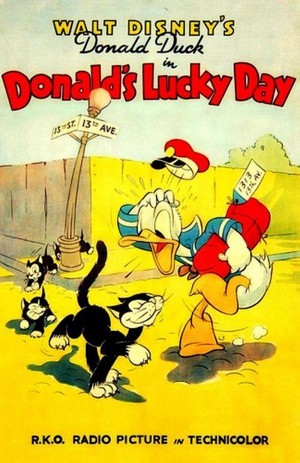 Donald's Lucky Day (1938) - poster