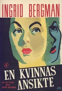 En Kvinnas Ansikte (1938) - poster