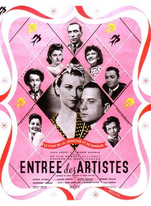 Entrée des Artistes (1938) - poster