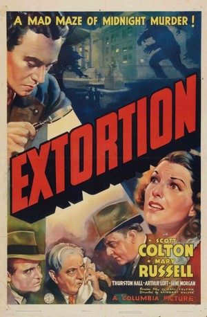 Extortion (1938) - poster
