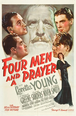 Four Men and a Prayer (1938) - poster