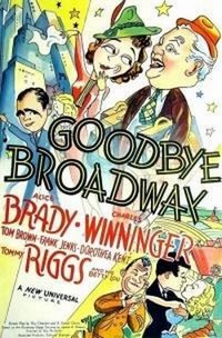 Goodbye Broadway (1938) - poster