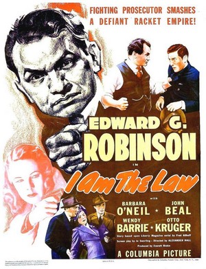I Am the Law (1938) - poster