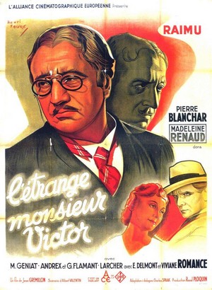 L'Étrange Monsieur Victor (1938) - poster