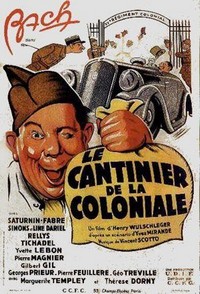 Le Cantinier de la Coloniale (1938) - poster