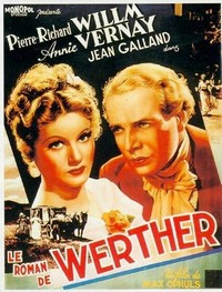 Le Roman de Werther (1938) - poster